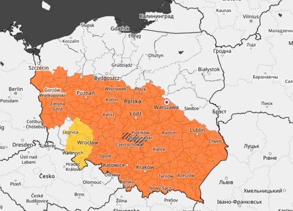 Ostrzeżenie meteorologiczne i alerty pogodowe — zdjęcie 5 z 8