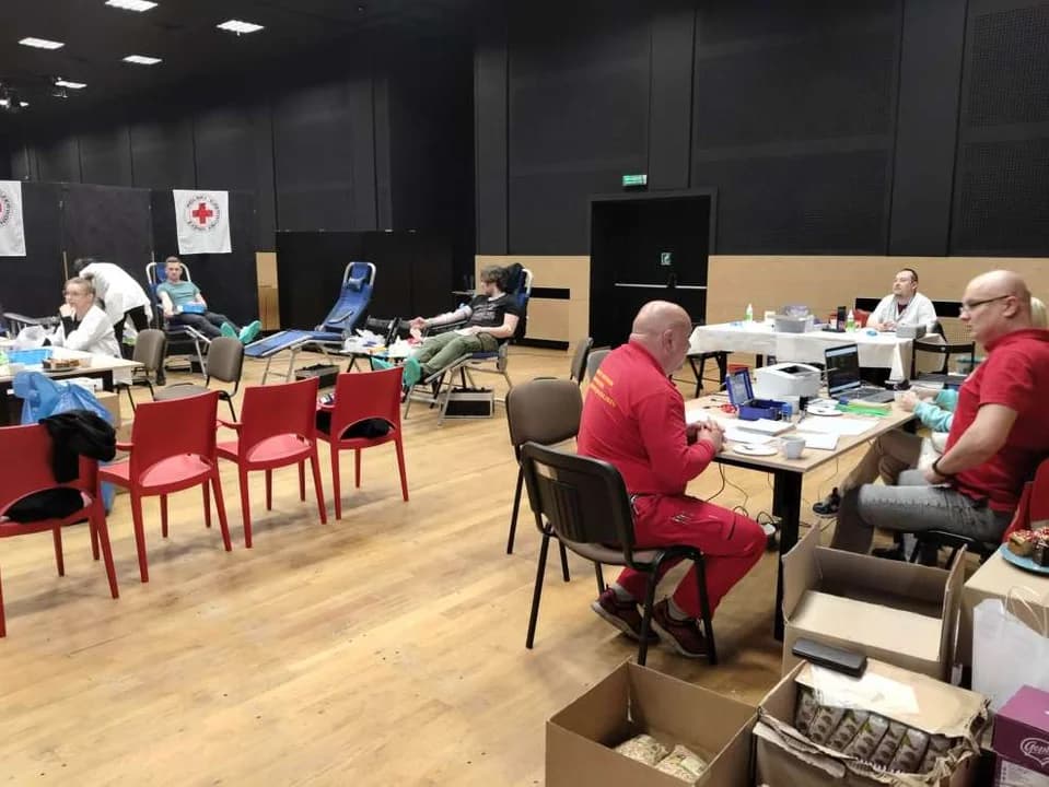 Akcja oddawania krwi „Piękna krew ratuje życie” w Jarocinie — zdjęcie 3 z 7
