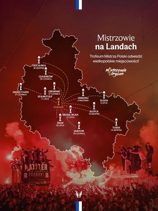Puchar za mistrzostwo Polski zdobyty przez Lecha przyjedzie do Jarocina — zdjęcie 2 z 3