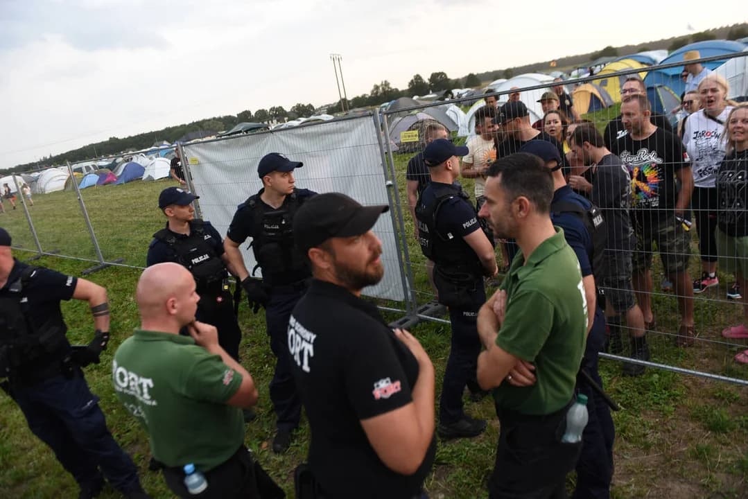 Policja na proteście na festiwalu. Wiemy, co się stało