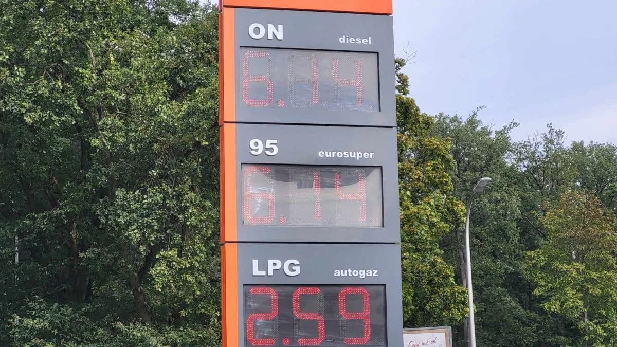 PB 95: 6,14 zł ON: 6,14 zł LPG: 2,59 zł