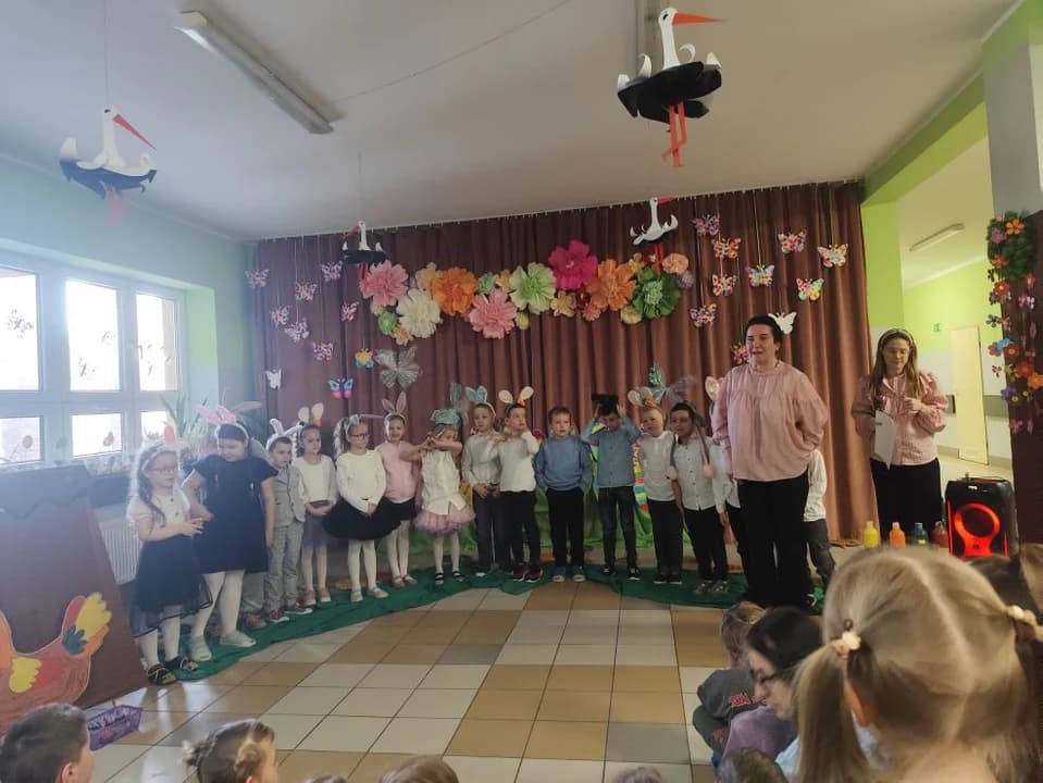 Przedstawienie wielkanocne przygotowały dzieci z oddziału Tygryski w Woli Książęcej