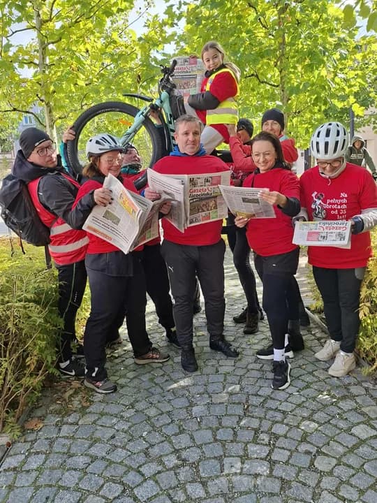 35 km na 35-lecie. Wyjątkowe urodziny „Gazety Jarocińskiej”. Niedzielne podchody z RoweLOVE Jarocin [ZDJĘCIA]
