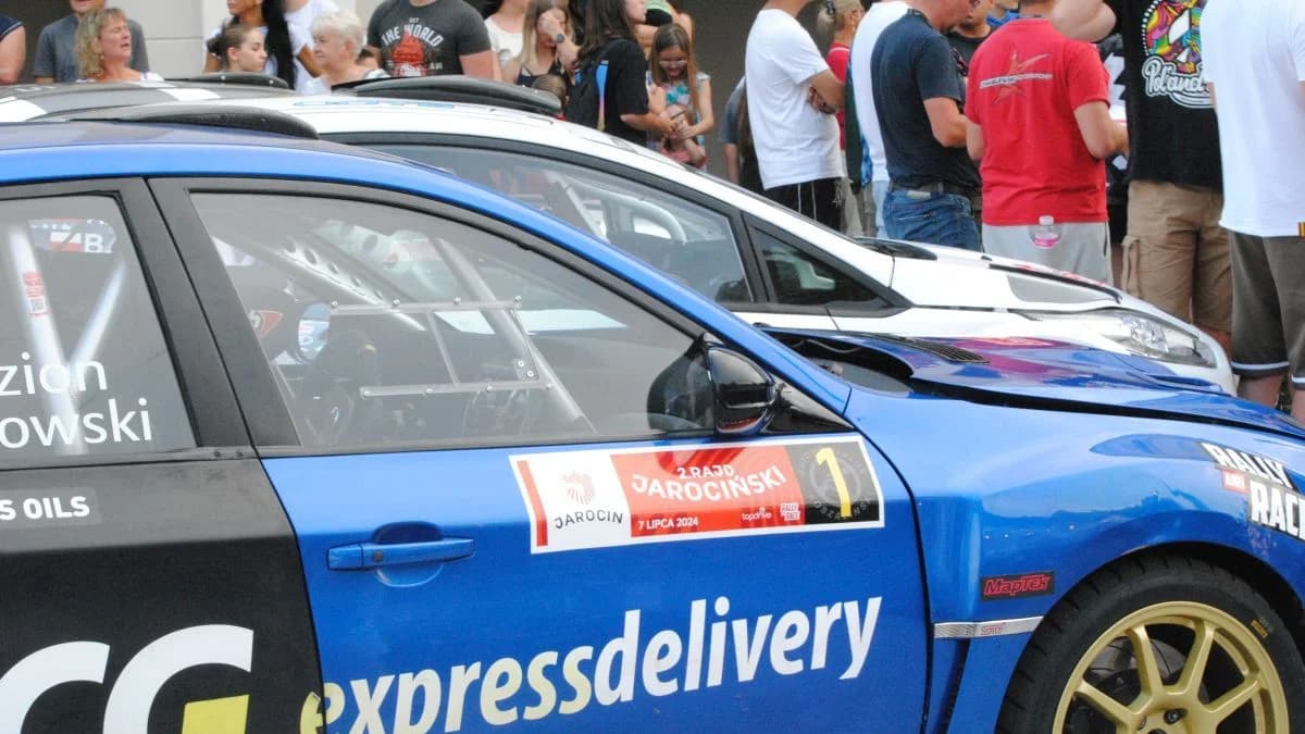 Ceremonia startu Rally and Race Rajdu Jarocińskiego