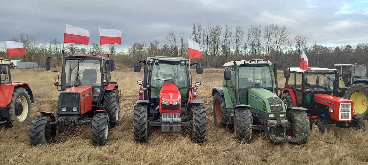 Rozpoczął się protest rolników na Ziemi Jarocińskiej