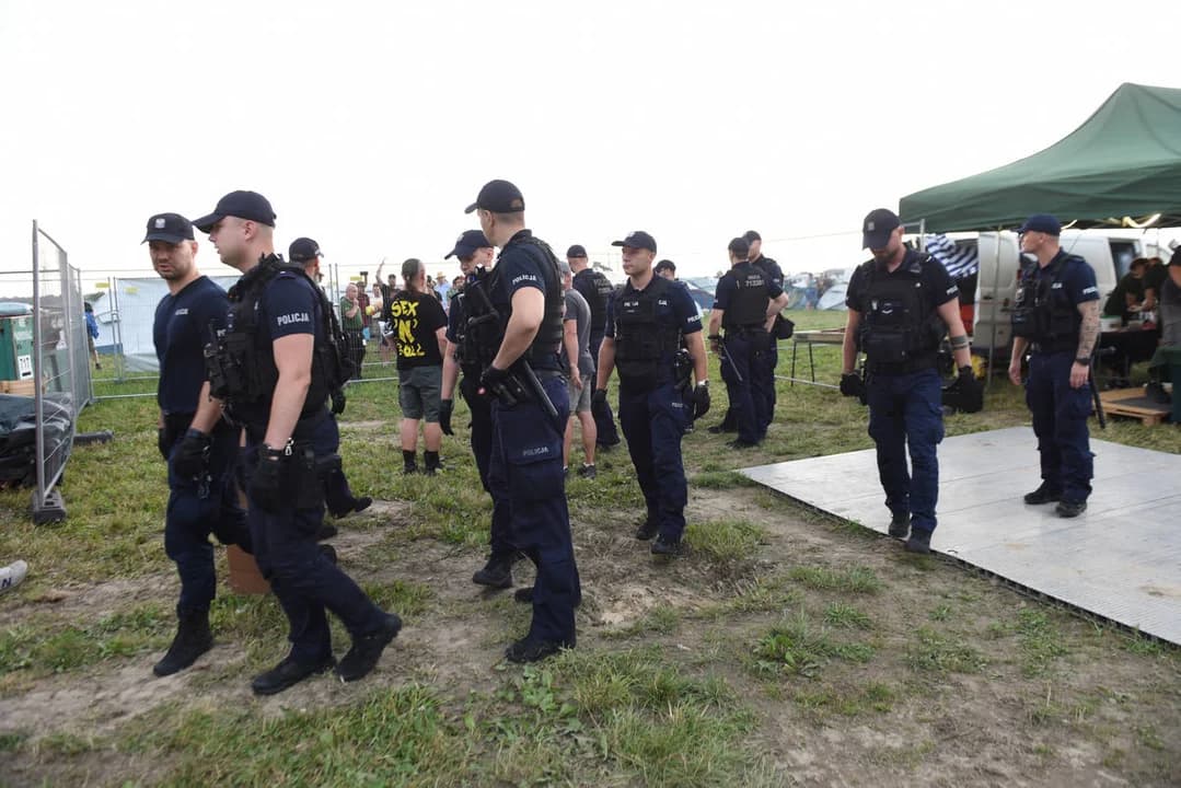 Policja na proteście na festiwalu. Wiemy, co się stało