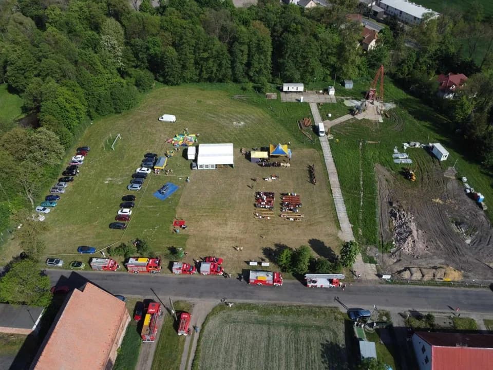 OSP Boguszyn będzie miało nową remizę. W Dniu Strażaka wmurowano kamień węgielny [ZDJĘCIA, WIDEO]