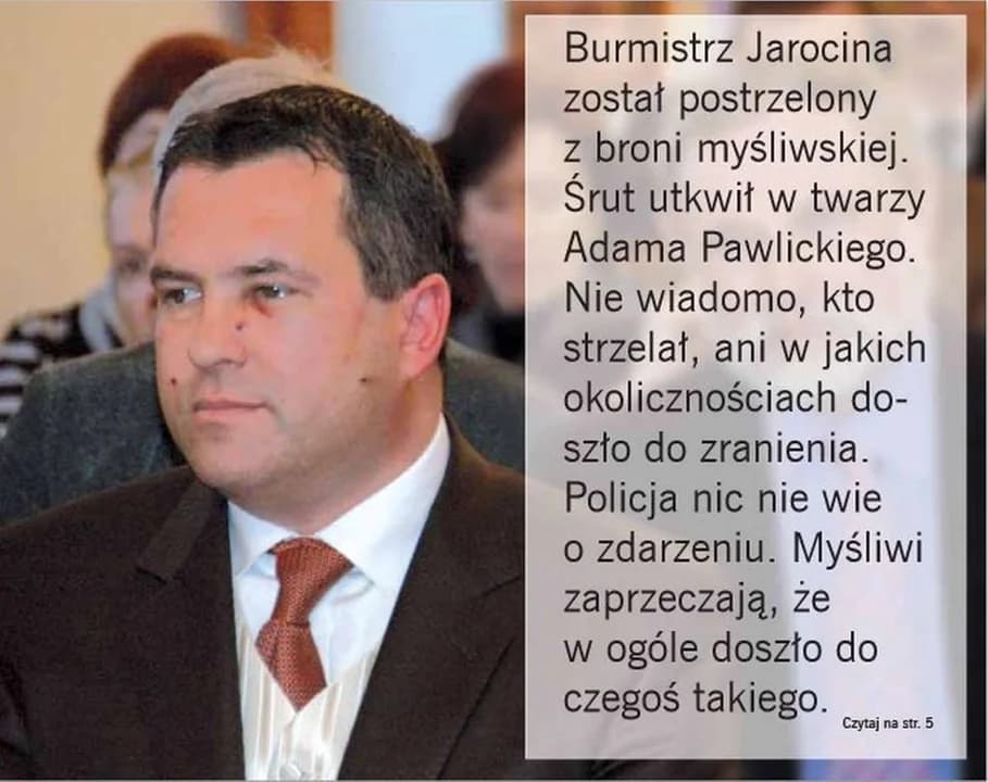 Kontuzje burmistrza Jarocina — zdjęcie 3 z 9
