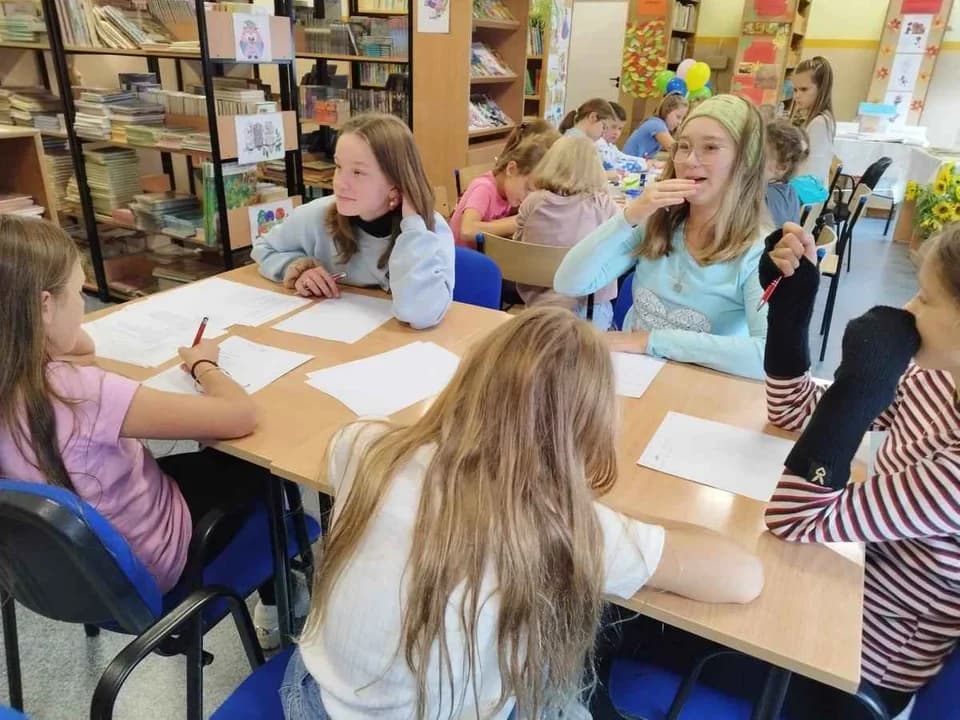 W Żerkowie świętowali noc bibliotek i uczyli się o oszczędzaniu