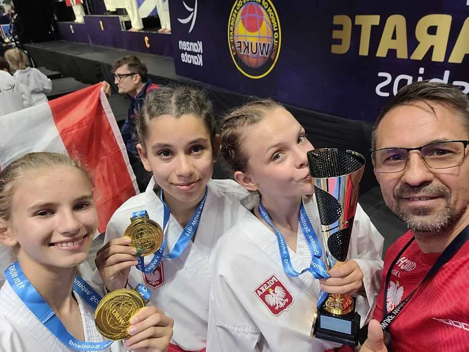 Martyna i Nikola z medalami na Mistrzostwach Świata w karate w Szkocji
