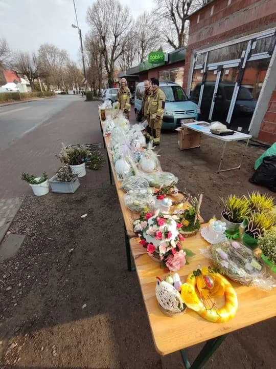 Druhowie z OSP pomogli Michałkowi Jędrasiakowi z Witaszyc