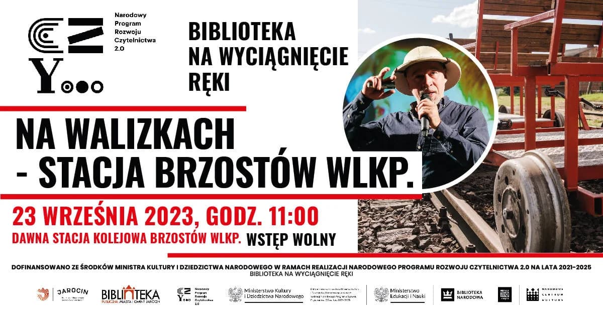 "Na walizkach". Spotkanie z podróżnikiem na stacji Brzostów. Drezyny i książki — zdjęcie 2 z 2