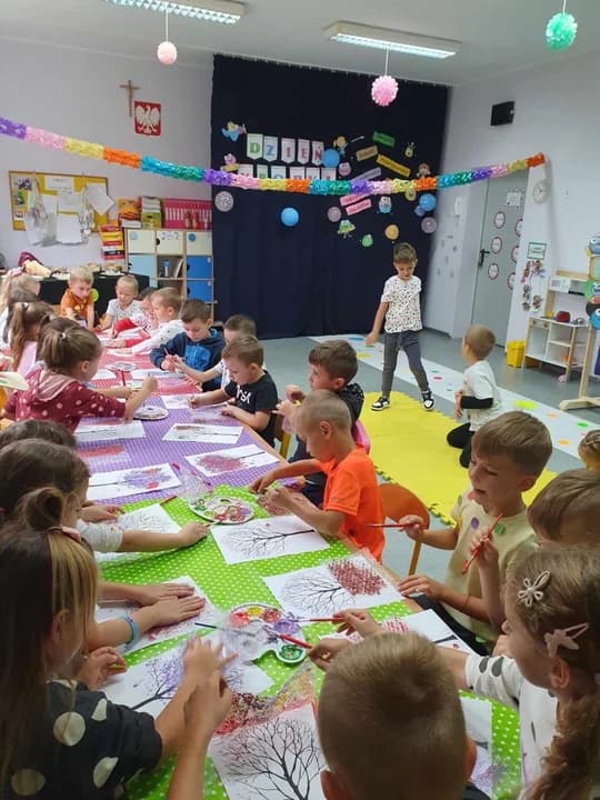 Dzień Kropki w oddziale przedszkolnym SP w Woli Książęcej