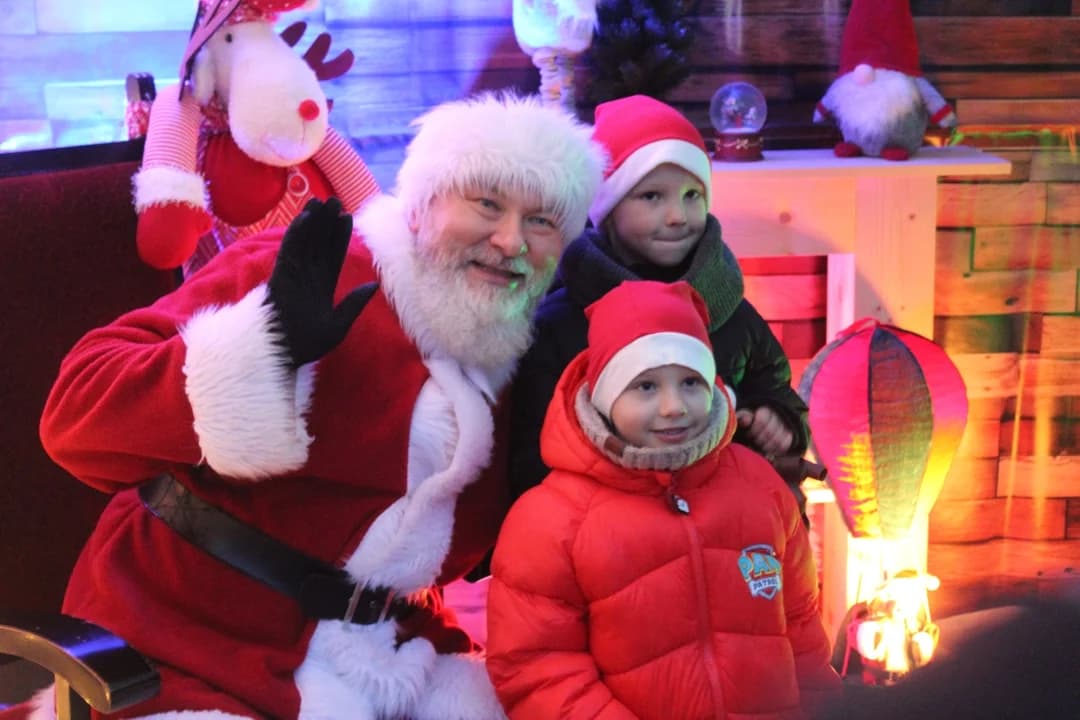 Największą atrakcją okazał się przyjazd Mikołaja.