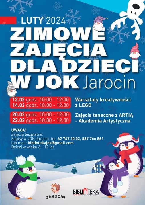 Zbliżają się ferie zimowe. Zobacz propozycje dla dzieci i młodzieży na Ziemi Jarocińskiej — zdjęcie 6 z 9