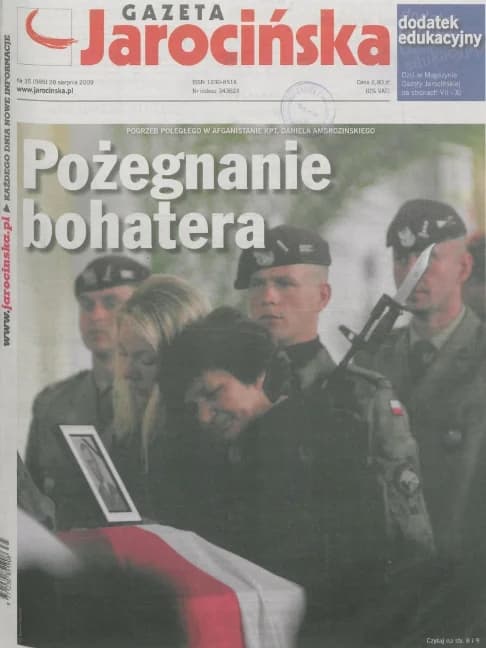 Kpt. Daniel Ambroziński z Jarocina zginął w Afganistanie na pierwszej linii — zdjęcie 2 z 9