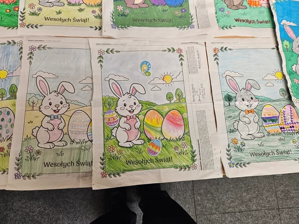 Konkurs Gazety Jarocińskiej na kolorowankę wielkanocną rozstrzygnięty! — zdjęcie 6 z 9