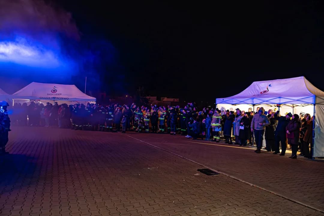 Przekazanie wozu bojowego dla OSP Jaraczewo