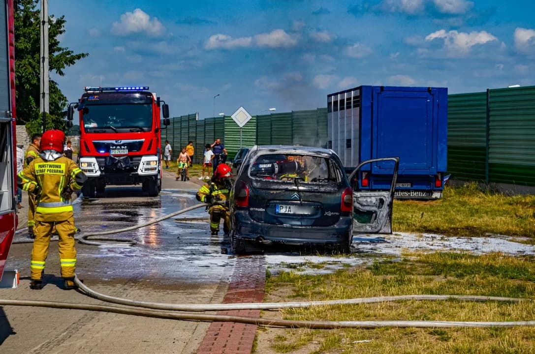 Rekordowa liczba pożarów aut w Jarocinie i okolicy