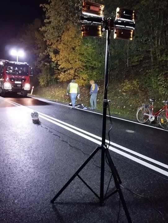 Wypadek na DW 443 wBachorzewie