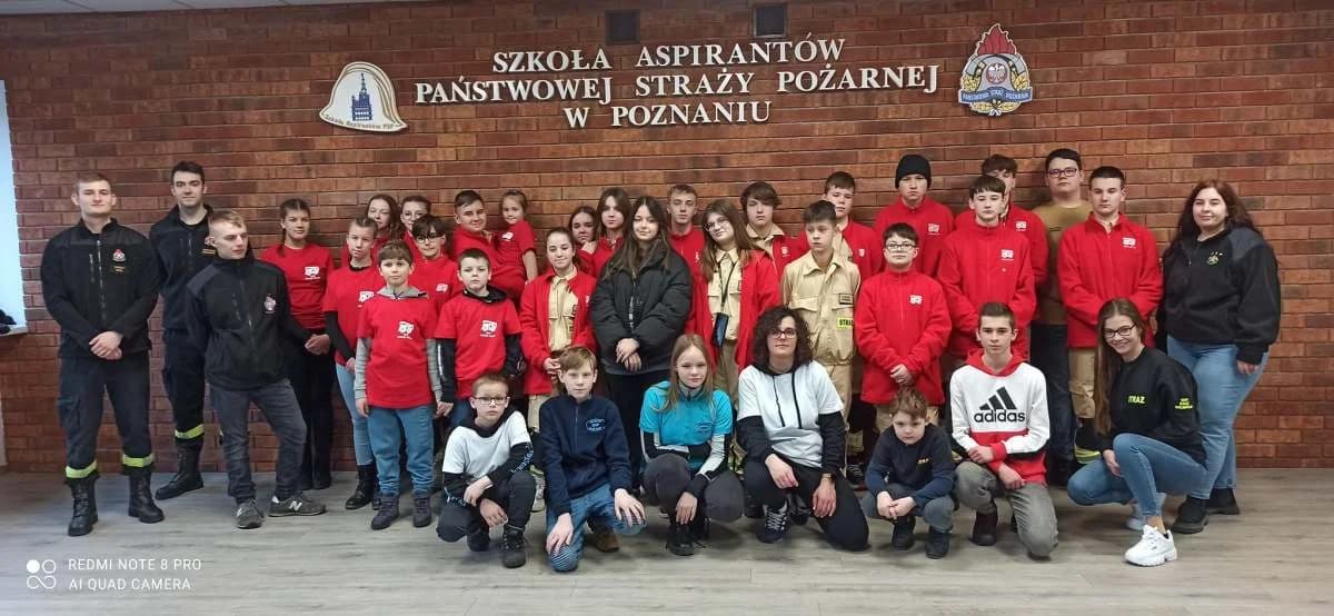 Młodzi strażacy z Boguszyna na wycieczce w Muzeum Pożarnictwa