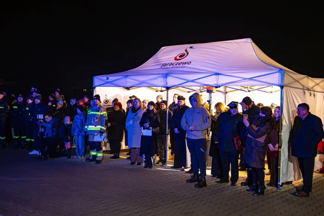 Przekazanie wozu bojowego dla OSP Jaraczewo
