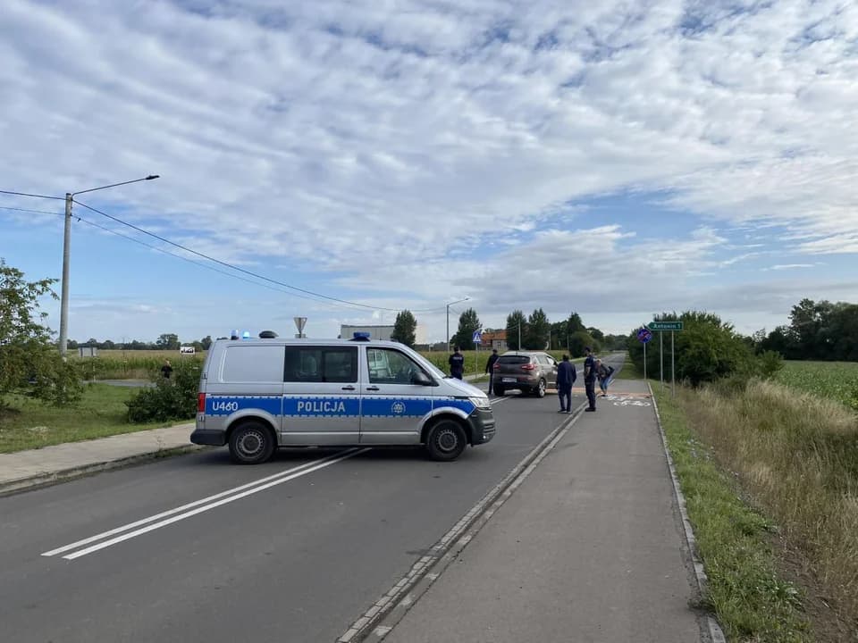 Zderzenie dwóch aut w Przybysławiu