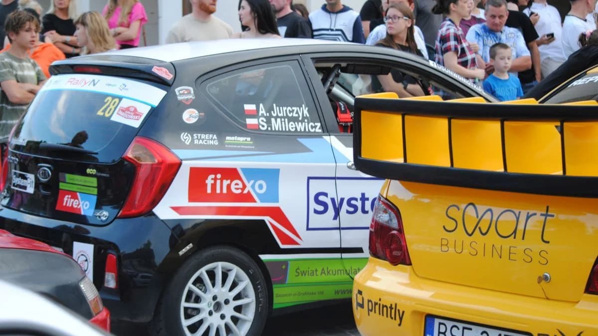 Ceremonia startu Rally and Race Rajdu Jarocińskiego