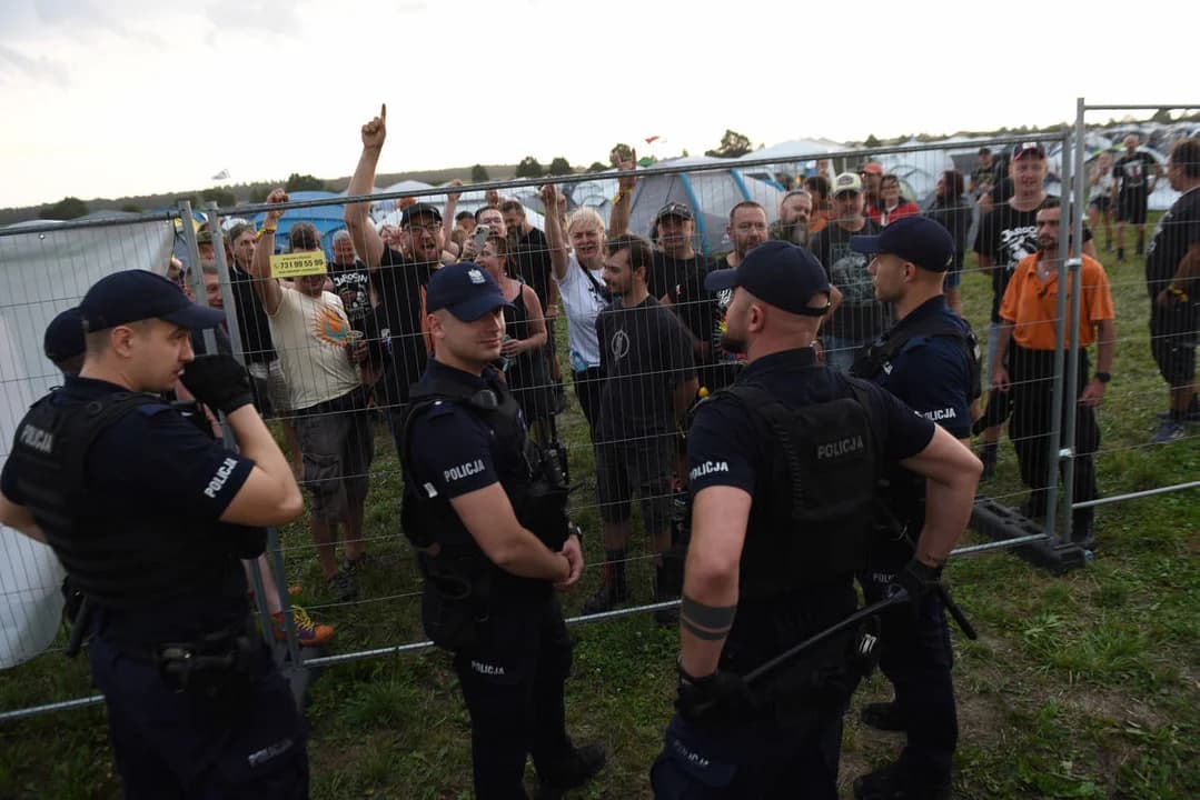 Policja na proteście na festiwalu. Wiemy, co się stało