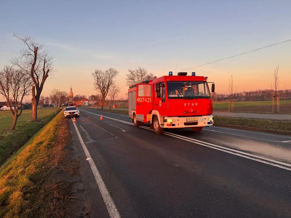 Pięć samochodów zderzyło się na DK 15 między Jarocinem a Koźminem Wlkp. [ZDJĘCIA] — zdjęcie 4 z 14