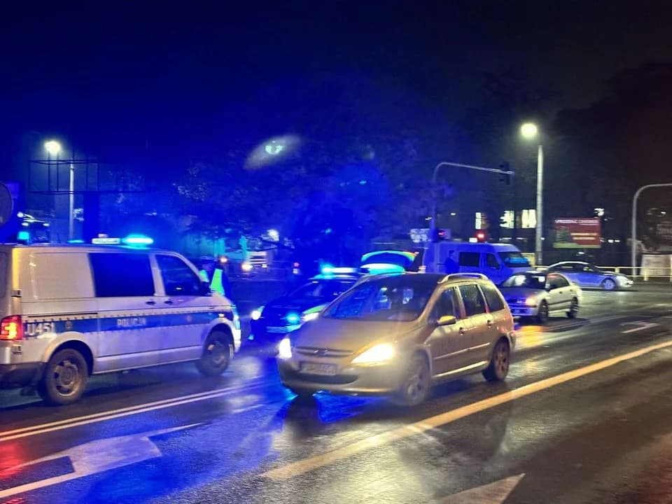 Potrącenie na ulicy Powstańców Wielkopolskich w Jarocinie