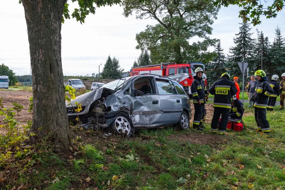Wypadek w Chrzanie — zdjęcie 1 z 11