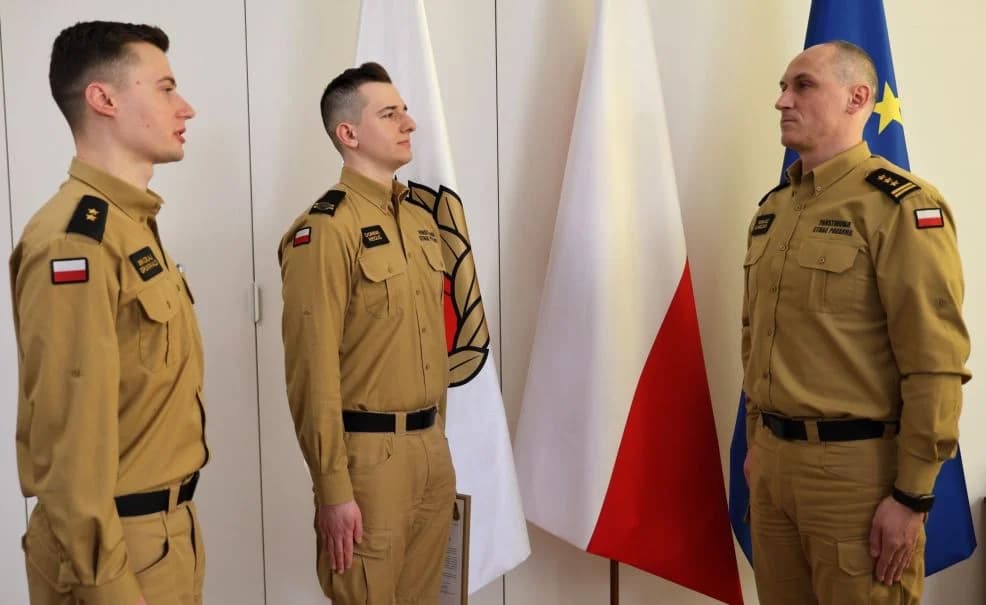 Podchorąży z Jarocina Dominik Regus ratował w Warszawie mężczyznę, który spadł ze schodów w metrze