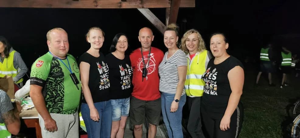 Nocny rajd do Miniszewa Stowarzyszenia RoweLOVE — zdjęcie 2 z 14