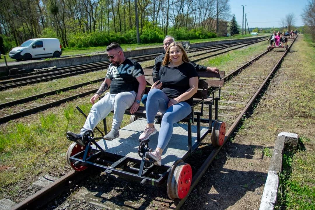 Majówka na drezynach