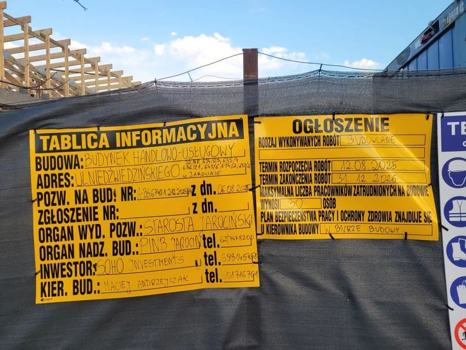 Budowa nowej "Biedronki" w Jarocinie — zdjęcie 3 z 12