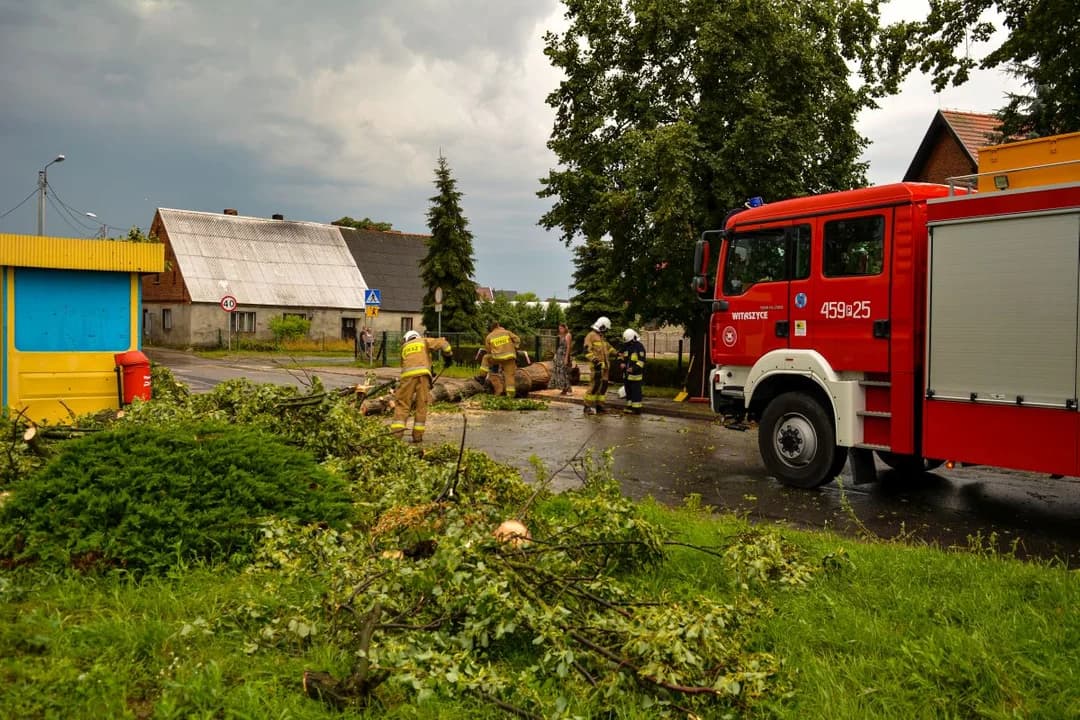 Burza w Jarocinie i okolicy czerwiec 2024
