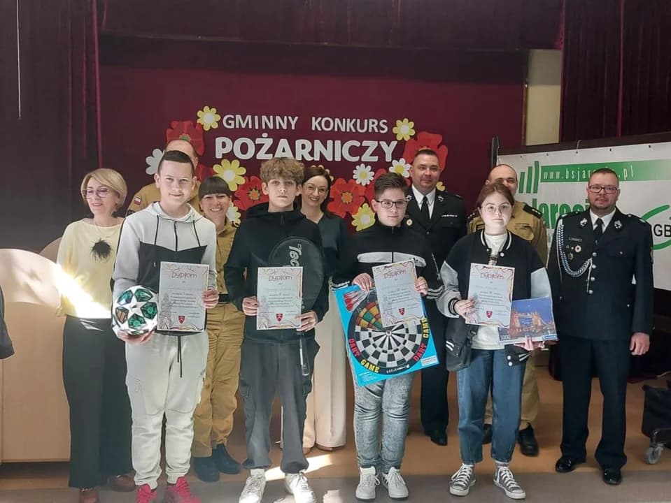 Konkurs wiedzy pożarniczej w gminie Kotlin