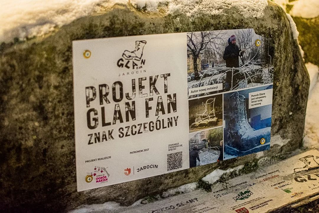 Glan Fan. Rozświetlili Glana w Jarocinie. Jedyna taka instalacja