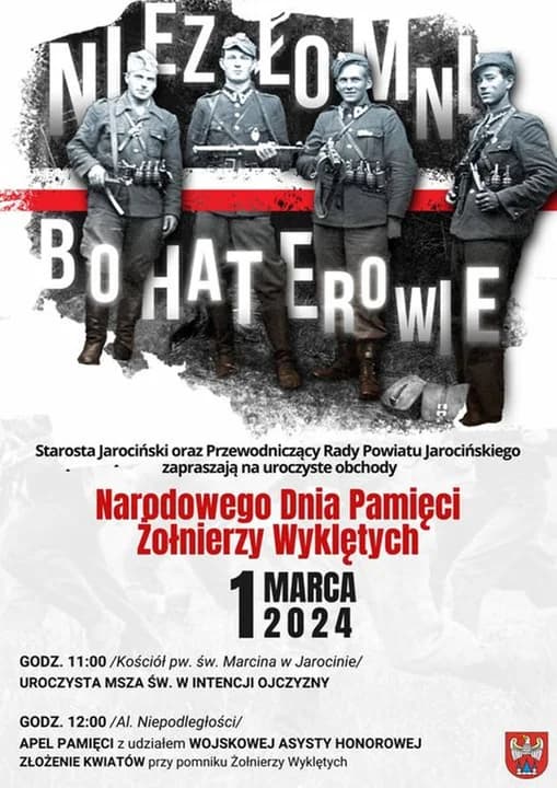 W piątek Narodowy Dzień Pamięci Żołnierzy Wyklętych. Jak go uczczą w Jarocinie? — zdjęcie 2 z 12