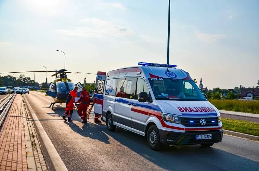 Karetki jarocińskiego pogotowia ratunkowego