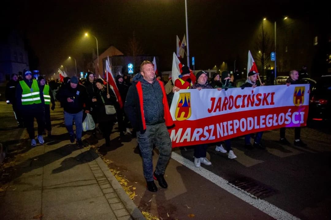 I Jarociński Marsz Niepodległości. Organizatorzy liczyli na ok. 900 osób. Czy tyle przyszło?