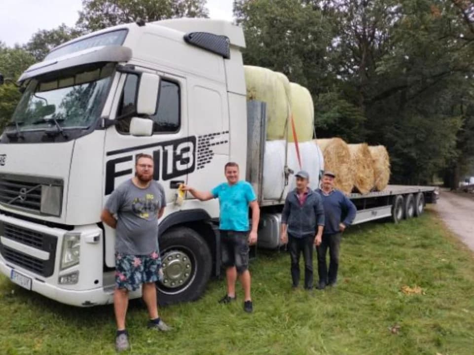 Rolnicy z Ludwinowa, Lubini Małej i Kamienia wsparli poszkodowanych w powodzi