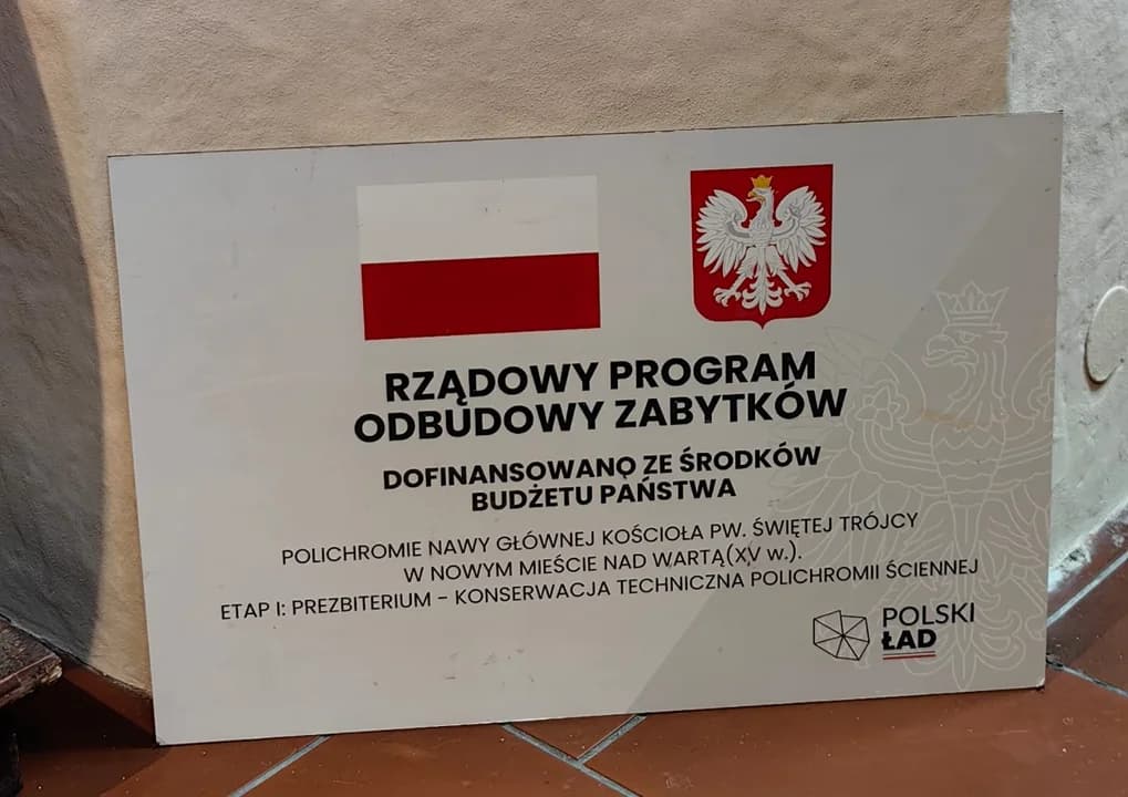 Niezwykłe polichromie zabezpieczono podczas renowacji kościoła Świętej Trójcy w Nowym Mieście [ZDJĘCIA] — zdjęcie 6 z 14