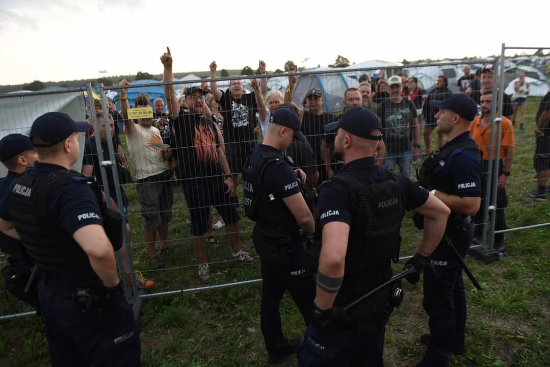 Policja na proteście na festiwalu. Wiemy, co się stało