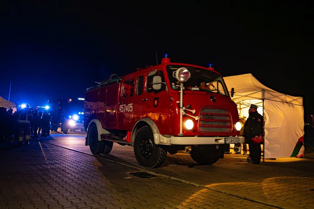 Przekazanie wozu bojowego dla OSP Jaraczewo