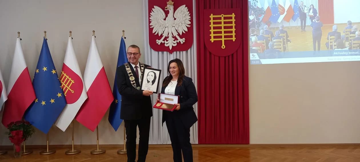 Podziękowania dla burmistrza Dariusza Strugały