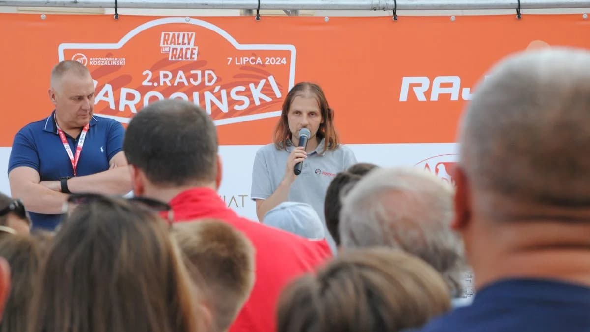 Ceremonia startu Rally and Race Rajdu Jarocińskiego