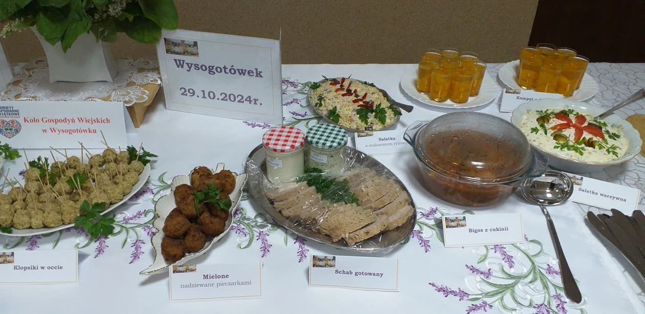 Jesienny stół w Wysogotówku