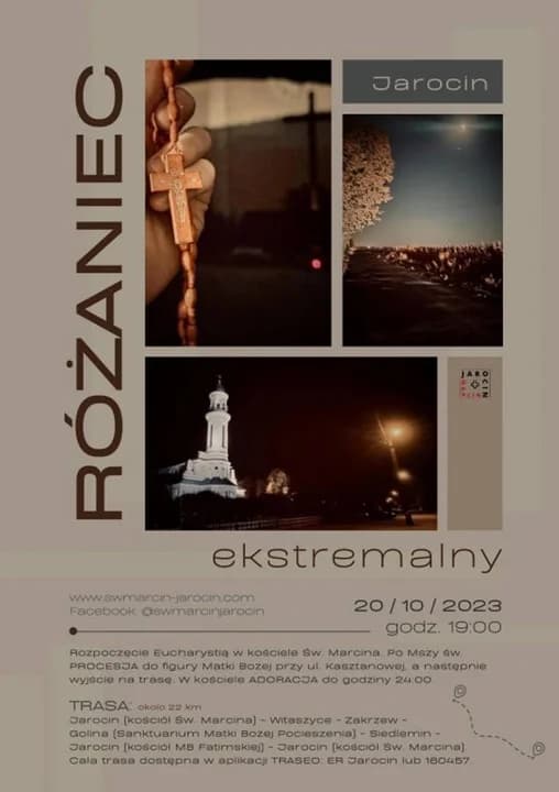 Ekstremalny Różaniec po raz szósty. Wyruszą z kościoła św. Marcina w Jarocinie — zdjęcie 3 z 3